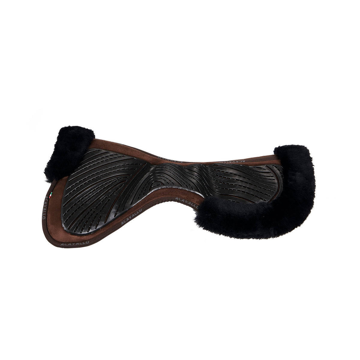 Acavallo - Underlag, memory foam, close contact, cut-out lammeskind, gel grip, flat