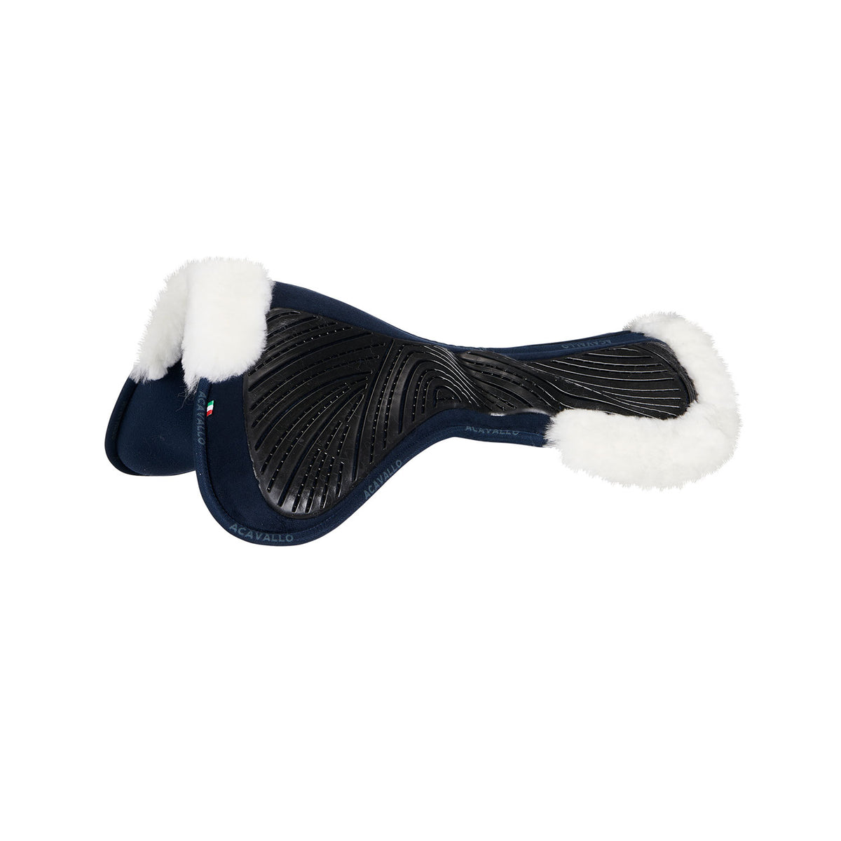 Acavallo - Underlag, memory foam, close contact, cut-out lammeskind, gel grip, flat
