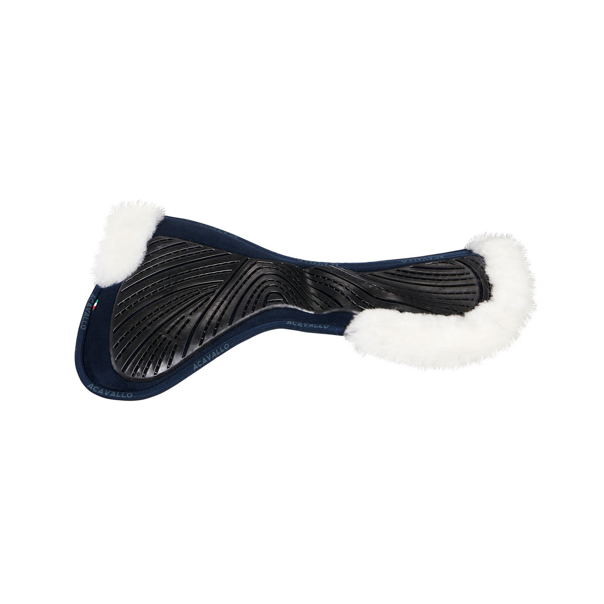 Acavallo - Underlag, memory foam, close contact, cut-out lammeskind, gel grip, flat