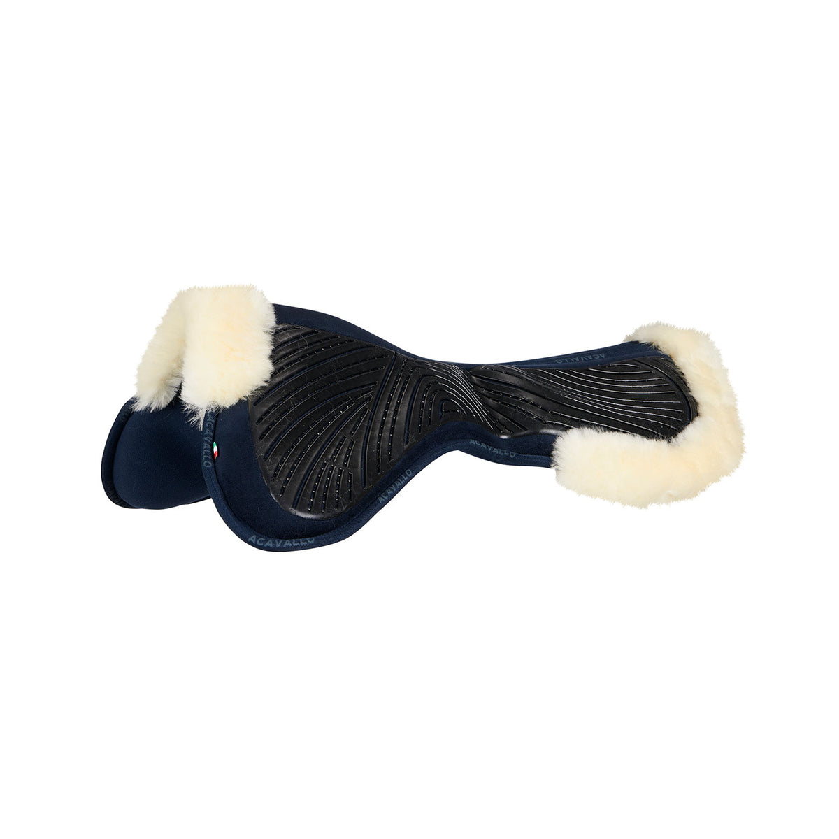 Acavallo - Underlag, memory foam, close contact, cut-out lammeskind, gel grip, flat