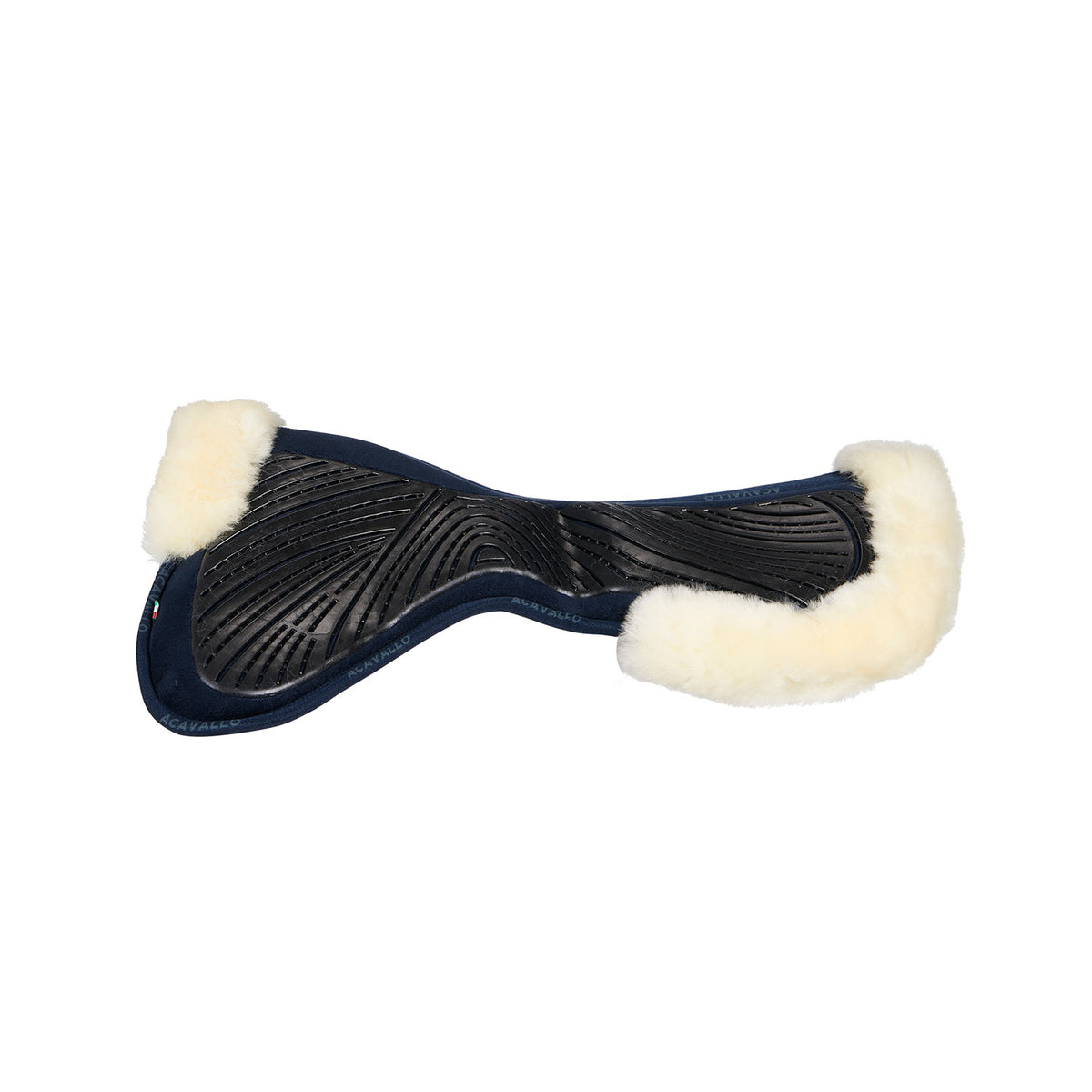 Acavallo - Underlag, memory foam, close contact, cut-out lammeskind, gel grip, flat