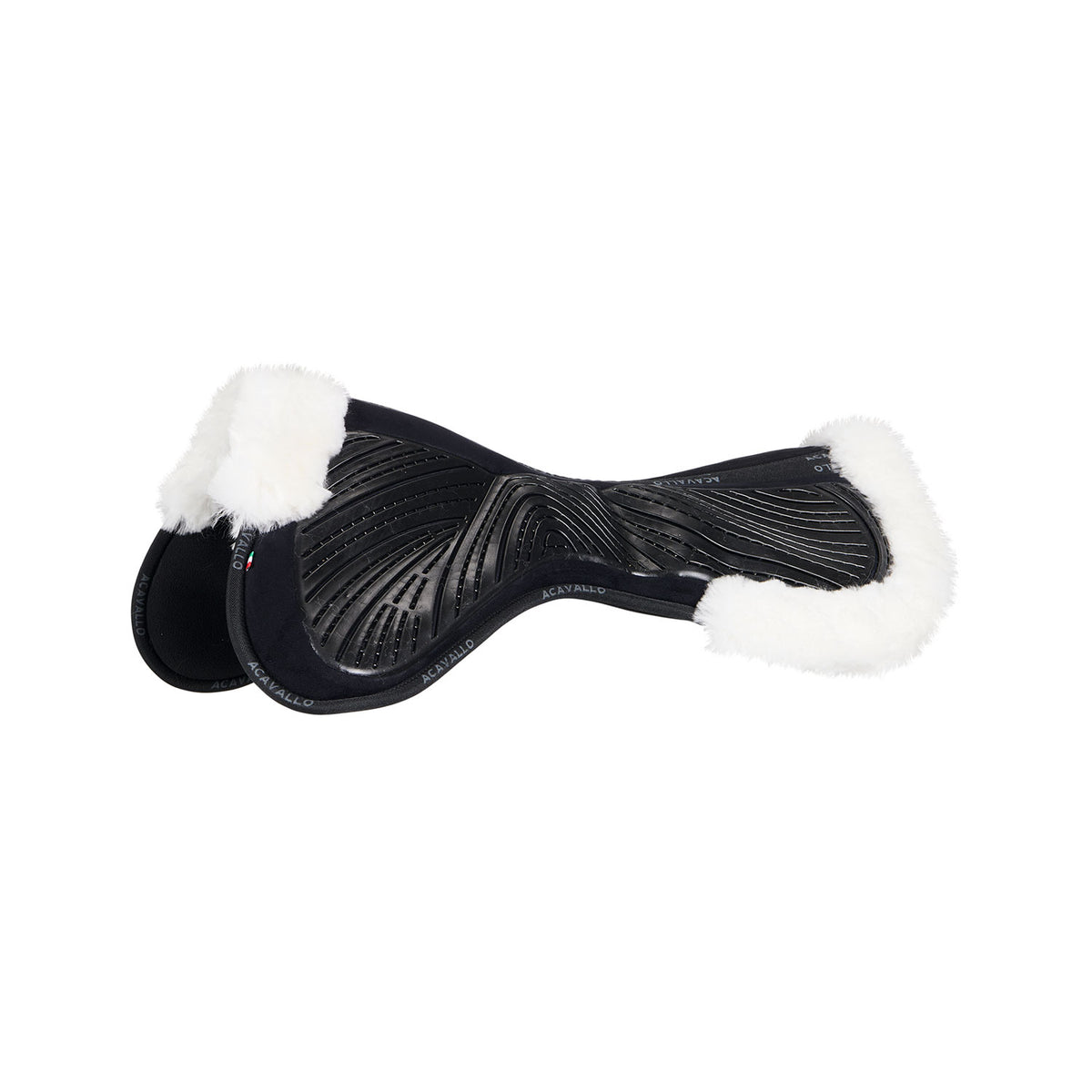 Acavallo - Underlag, memory foam, close contact, cut-out lammeskind, gel grip, flat