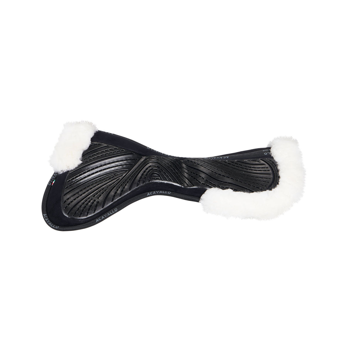 Acavallo - Underlag, memory foam, close contact, cut-out lammeskind, gel grip, flat