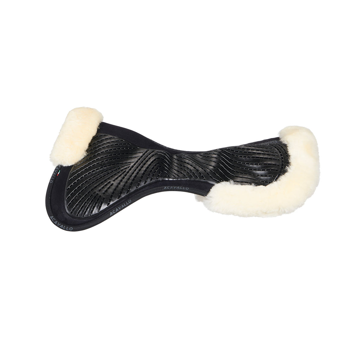 Acavallo - Underlag, memory foam, close contact, cut-out lammeskind, gel grip, flat