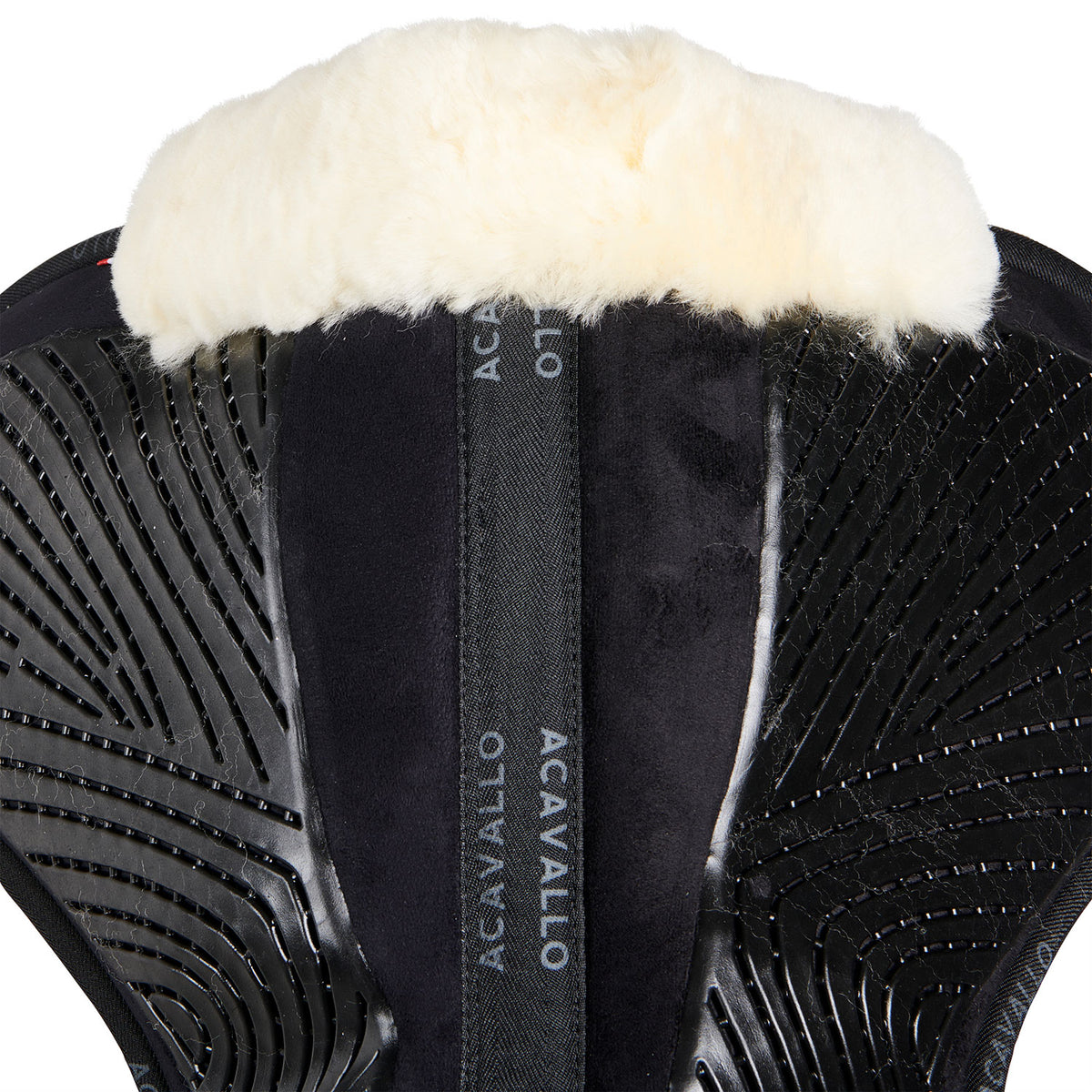 Acavallo - Underlag, memory foam, close contact, cut-out lammeskind, gel grip, flat