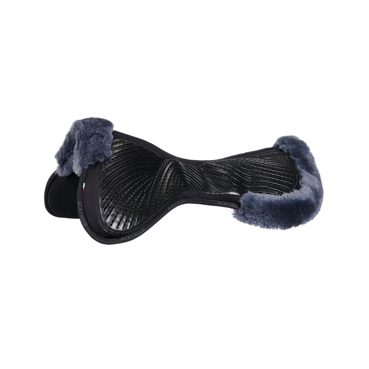 Acavallo - Underlag, memory foam, close contact, cut-out lammeskind, gel grip, flat