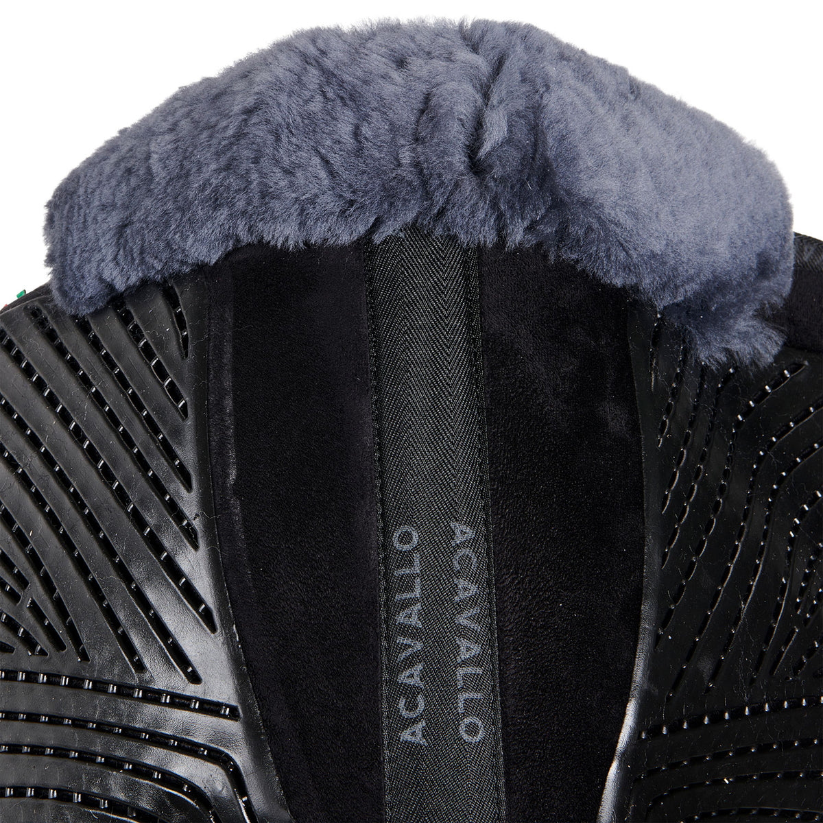 Acavallo - Underlag, memory foam, close contact, cut-out lammeskind, gel grip, flat