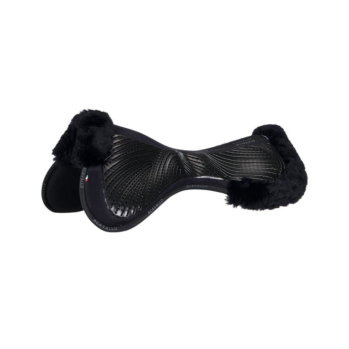 Acavallo - Underlag, memory foam, close contact, cut-out lammeskind, gel grip, flat