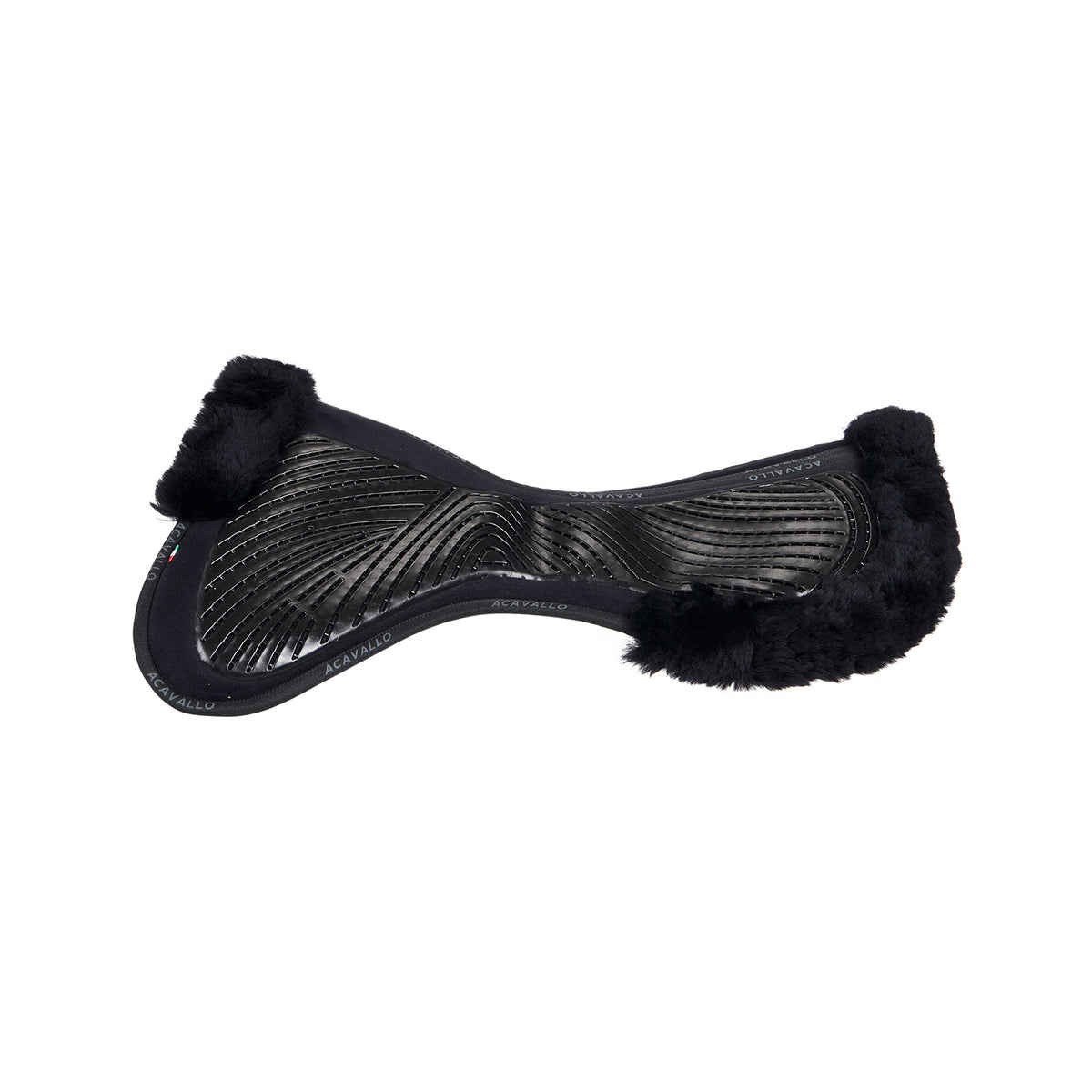 Acavallo - Underlag, memory foam, close contact, cut-out lammeskind, gel grip, flat