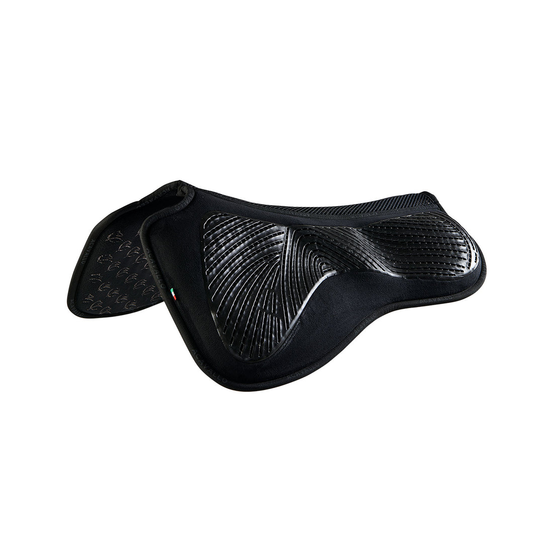 Acavallo - Underlag, memory foam, dressur, ruskind, dobbeltsidet grip, flat