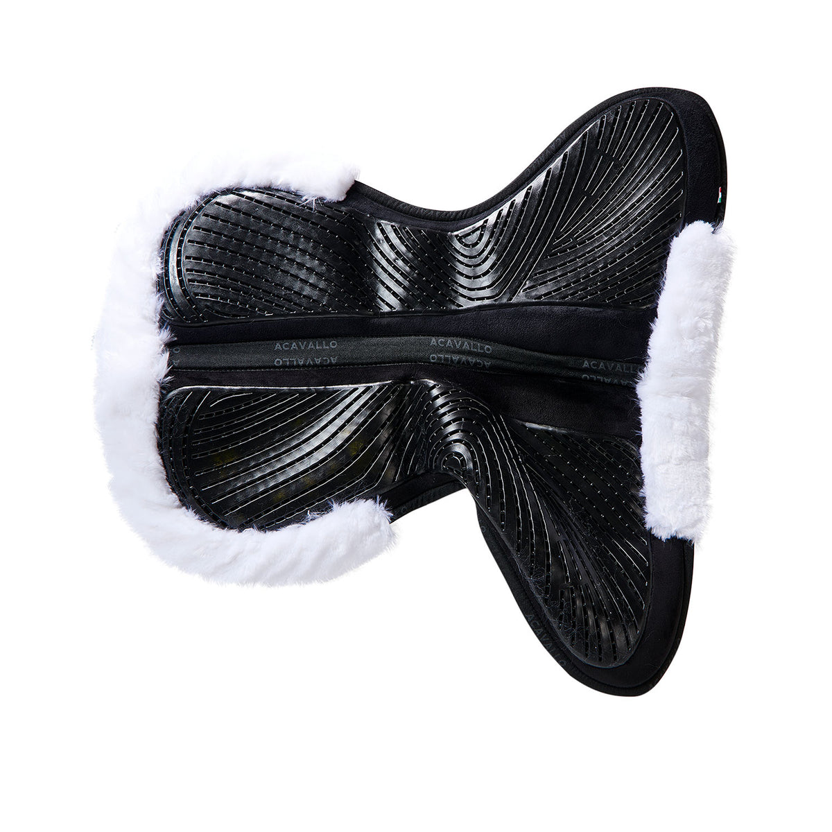 Acavallo - Underlag, memory foam, close contact, cut-out kunstigt lammeskind, gel grip, flat
