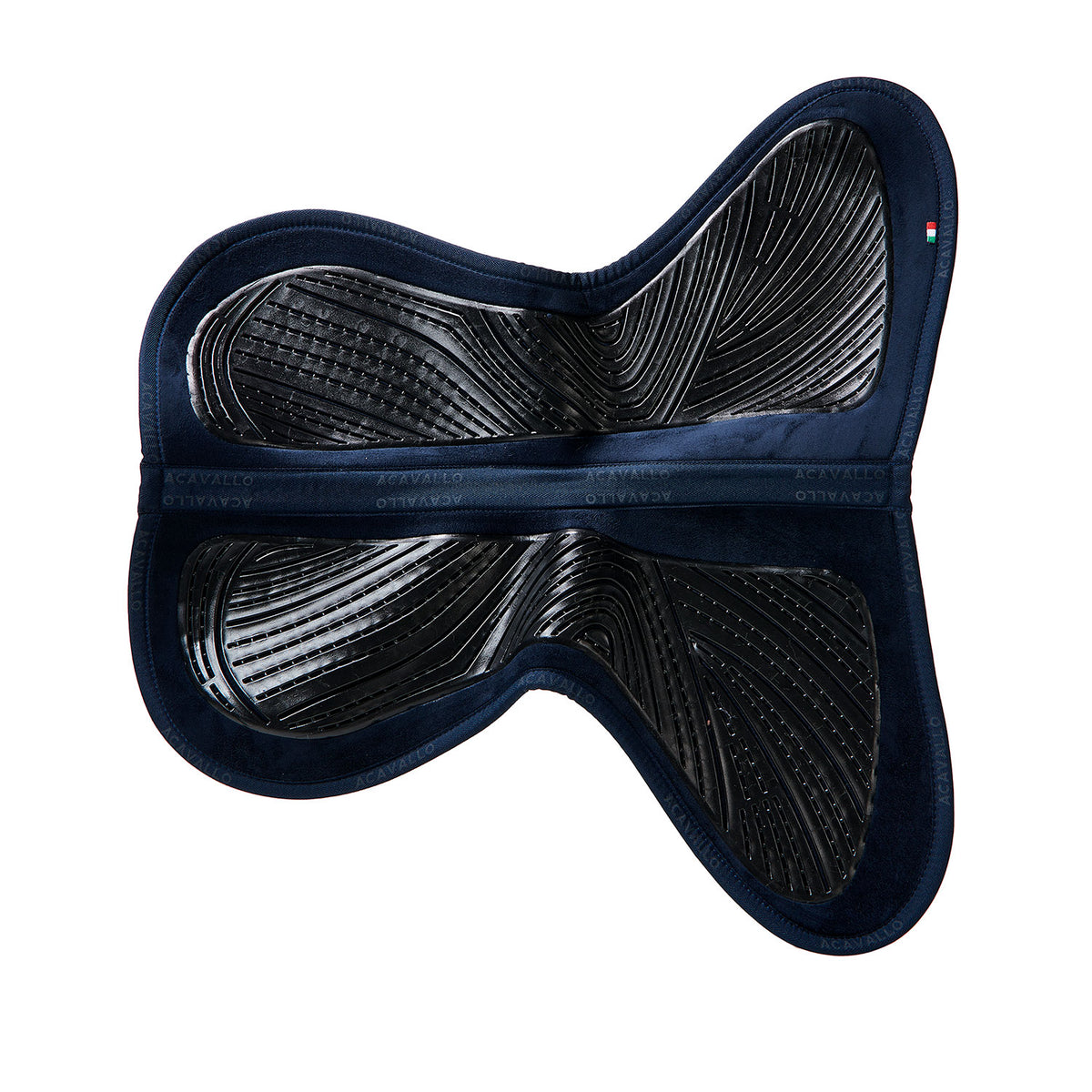 Acavallo - Underlag, Slim pad, close contact, ruskind, dobbeltsidet gel grip, flat