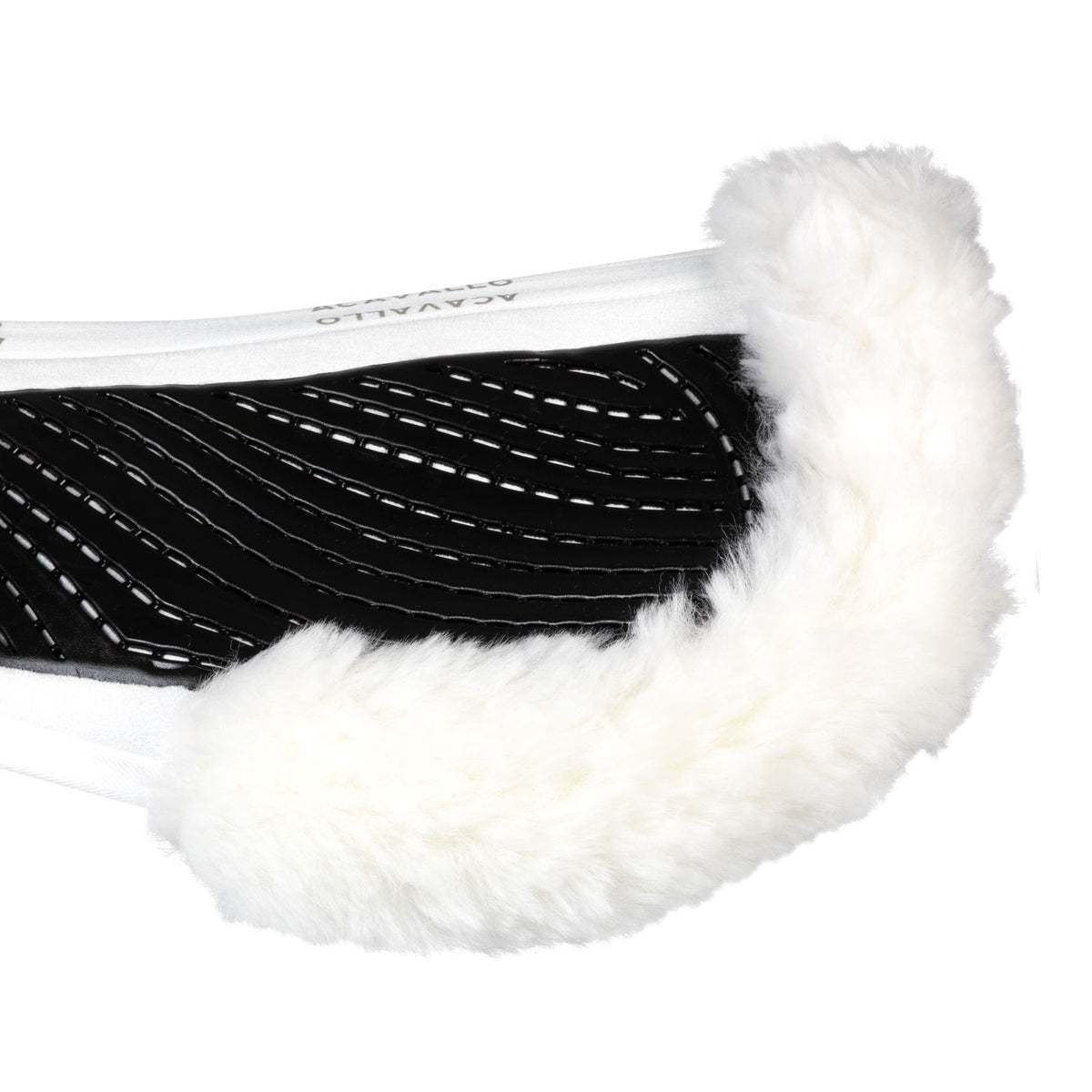 Acavallo - Underlag, Slim pad, close contact, cut-out lammeskind, dobbeltsidet gel, flat