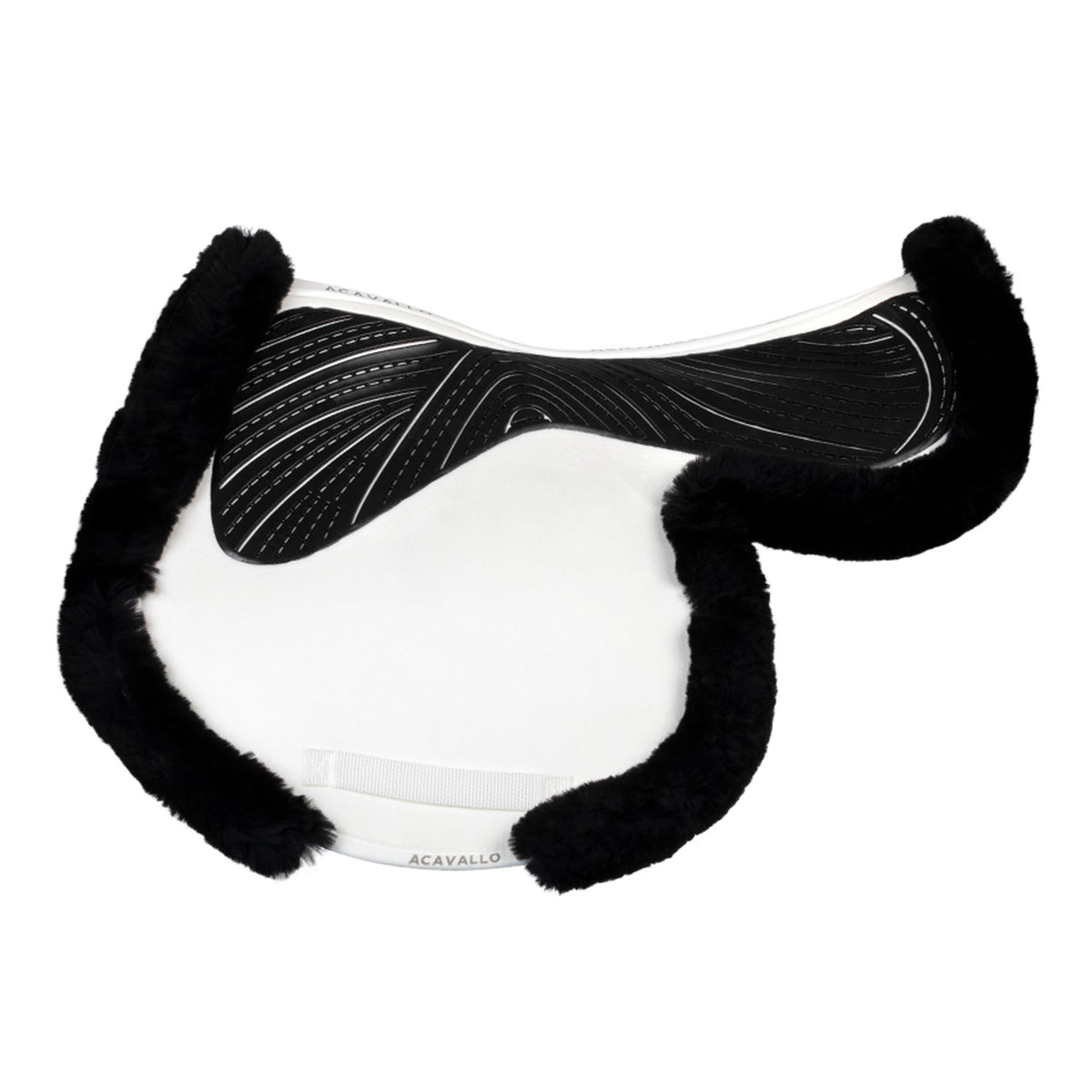 Acavallo - Sadelunderlag, spring, numnah, cut-out, dobbeltsidet gel grip