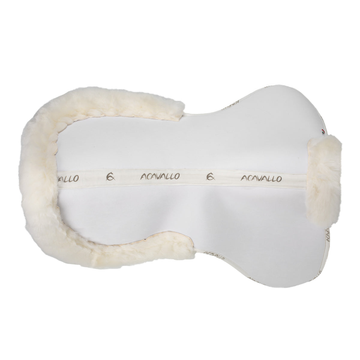 Acavallo - Underlag, memory foam, close contact, helt lammeskind, flat