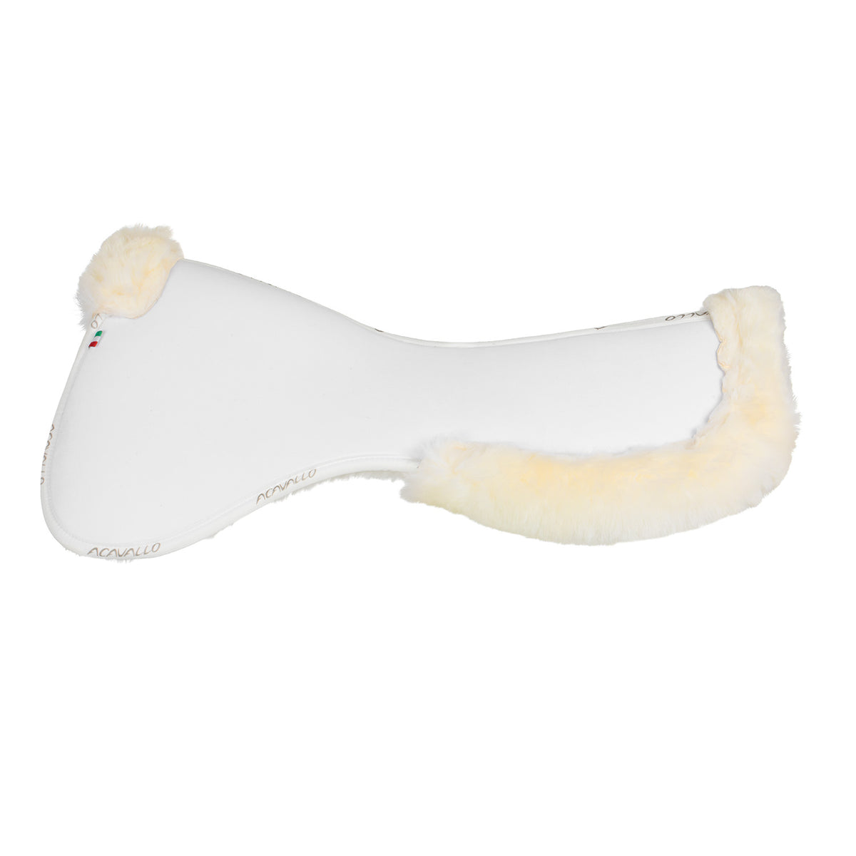 Acavallo - Underlag, memory foam, close contact, helt lammeskind, flat