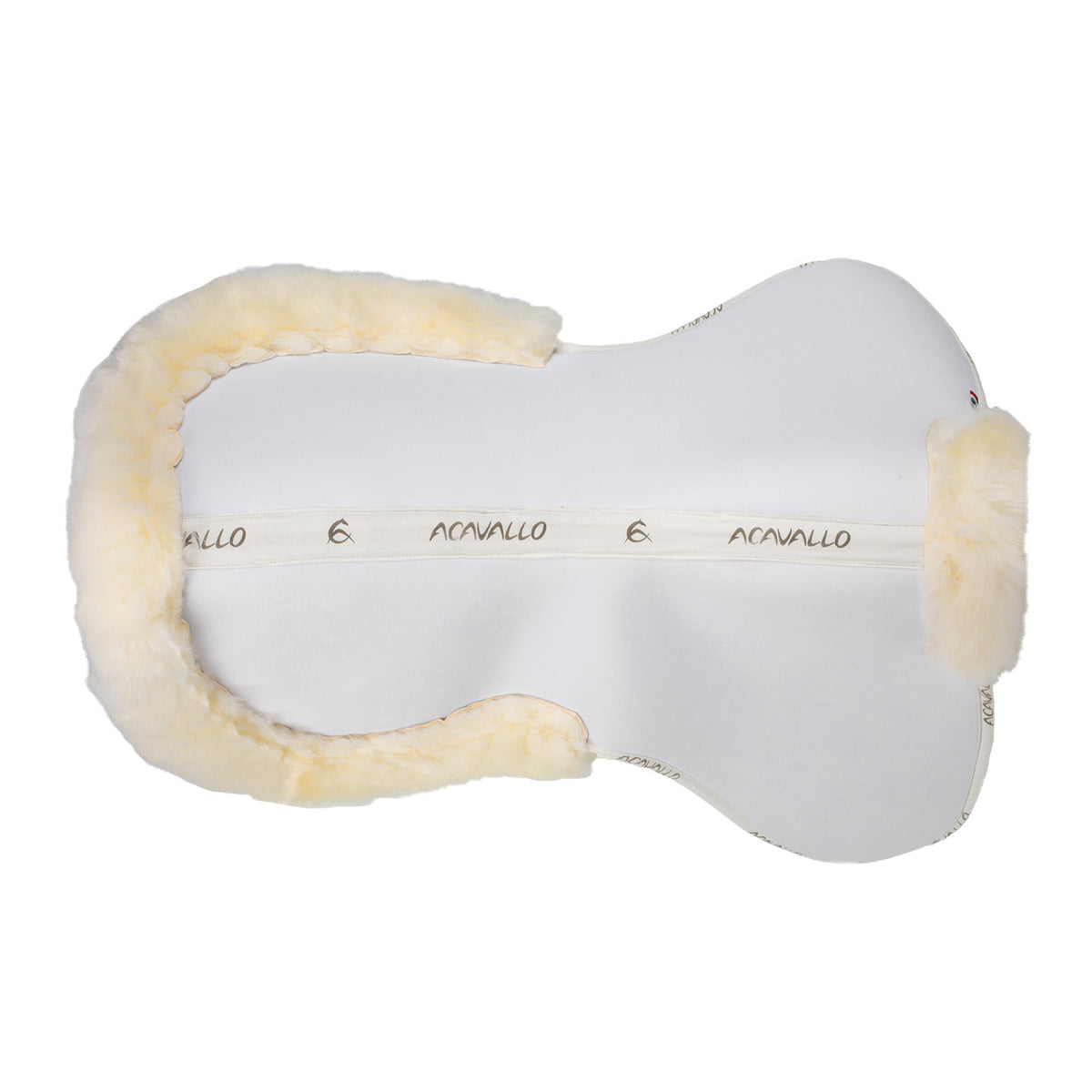 Acavallo - Underlag, memory foam, close contact, helt lammeskind, flat