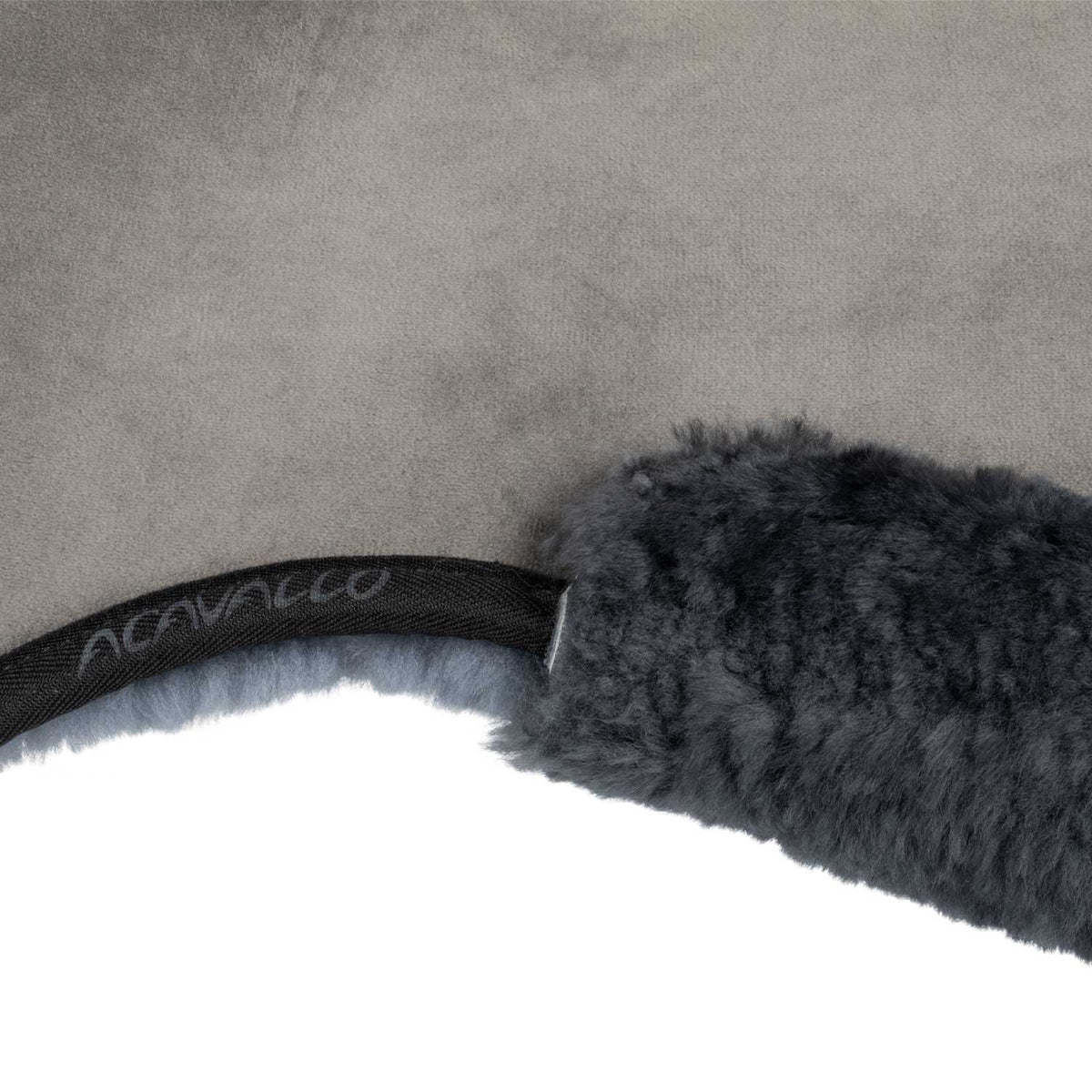 Acavallo - Underlag, memory foam, close contact, helt lammeskind, flat