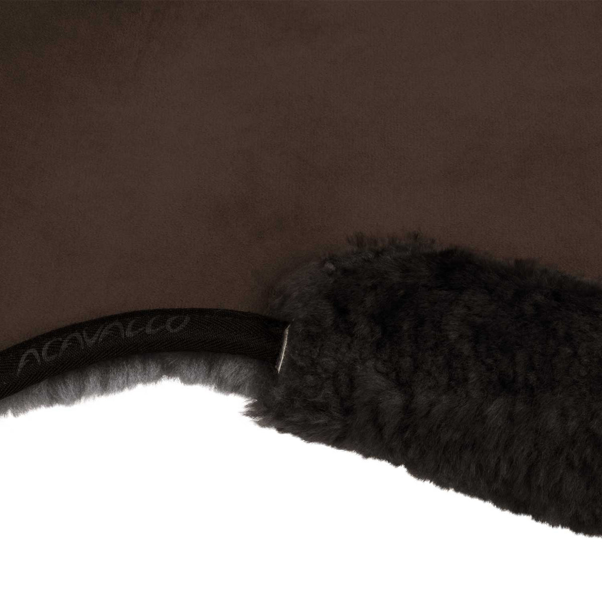 Acavallo - Underlag, memory foam, close contact, helt lammeskind, flat
