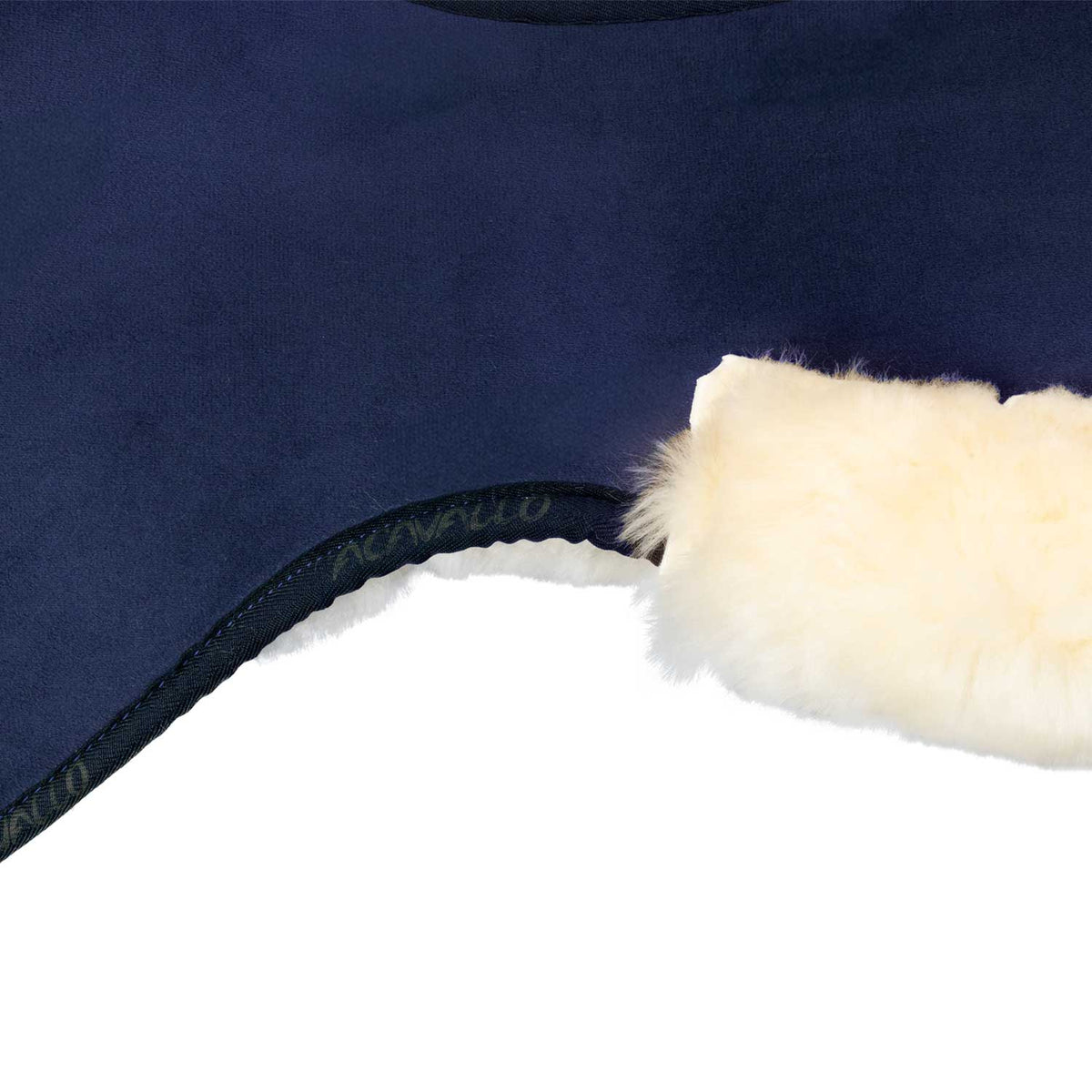 Acavallo - Underlag, memory foam, close contact, helt lammeskind, flat