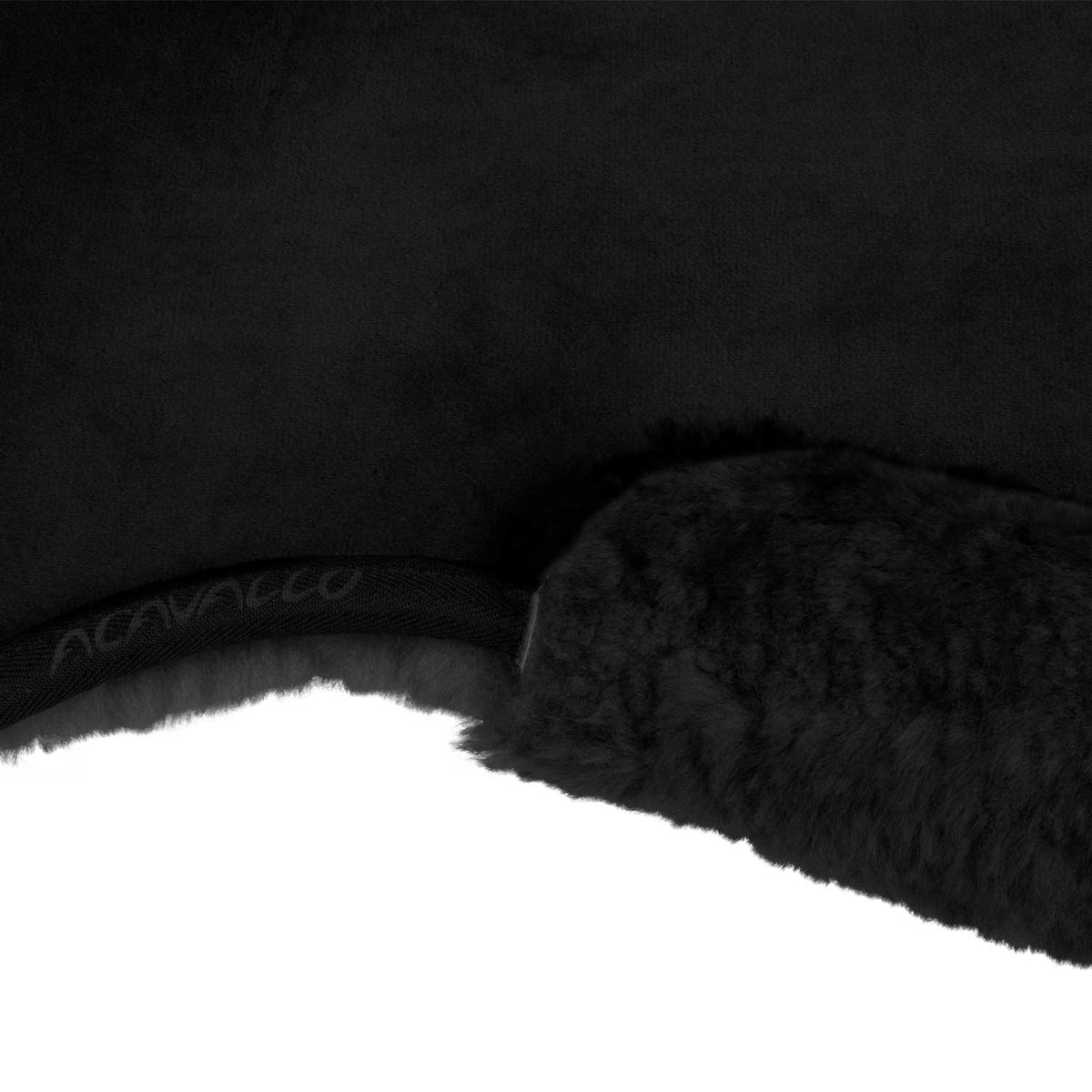 Acavallo - Underlag, memory foam, close contact, helt lammeskind, flat