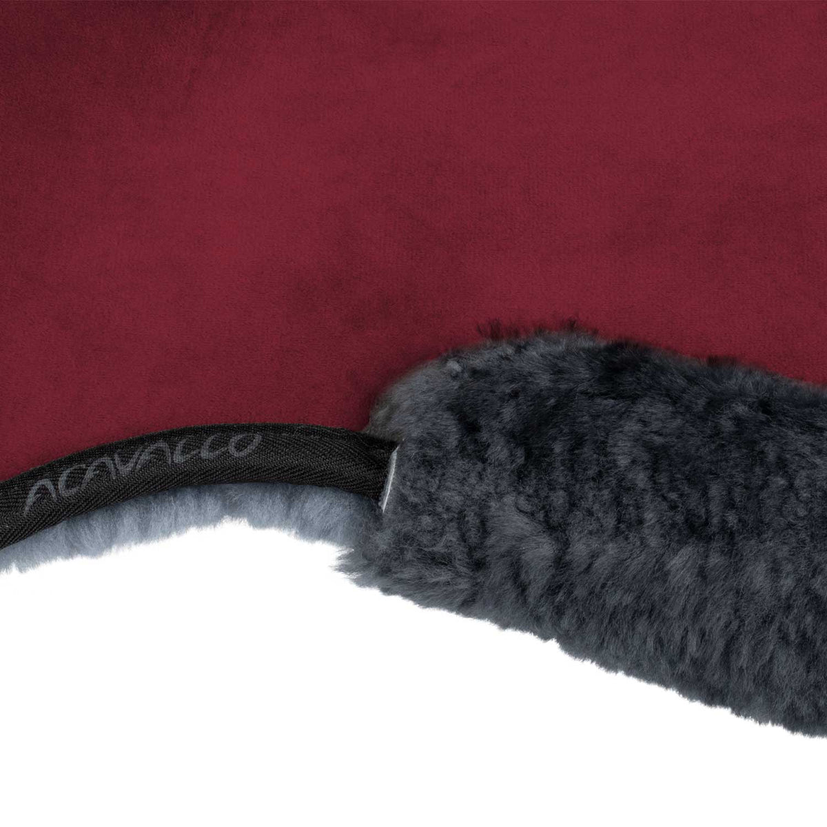 Acavallo - Underlag, memory foam, close contact, helt lammeskind, flat