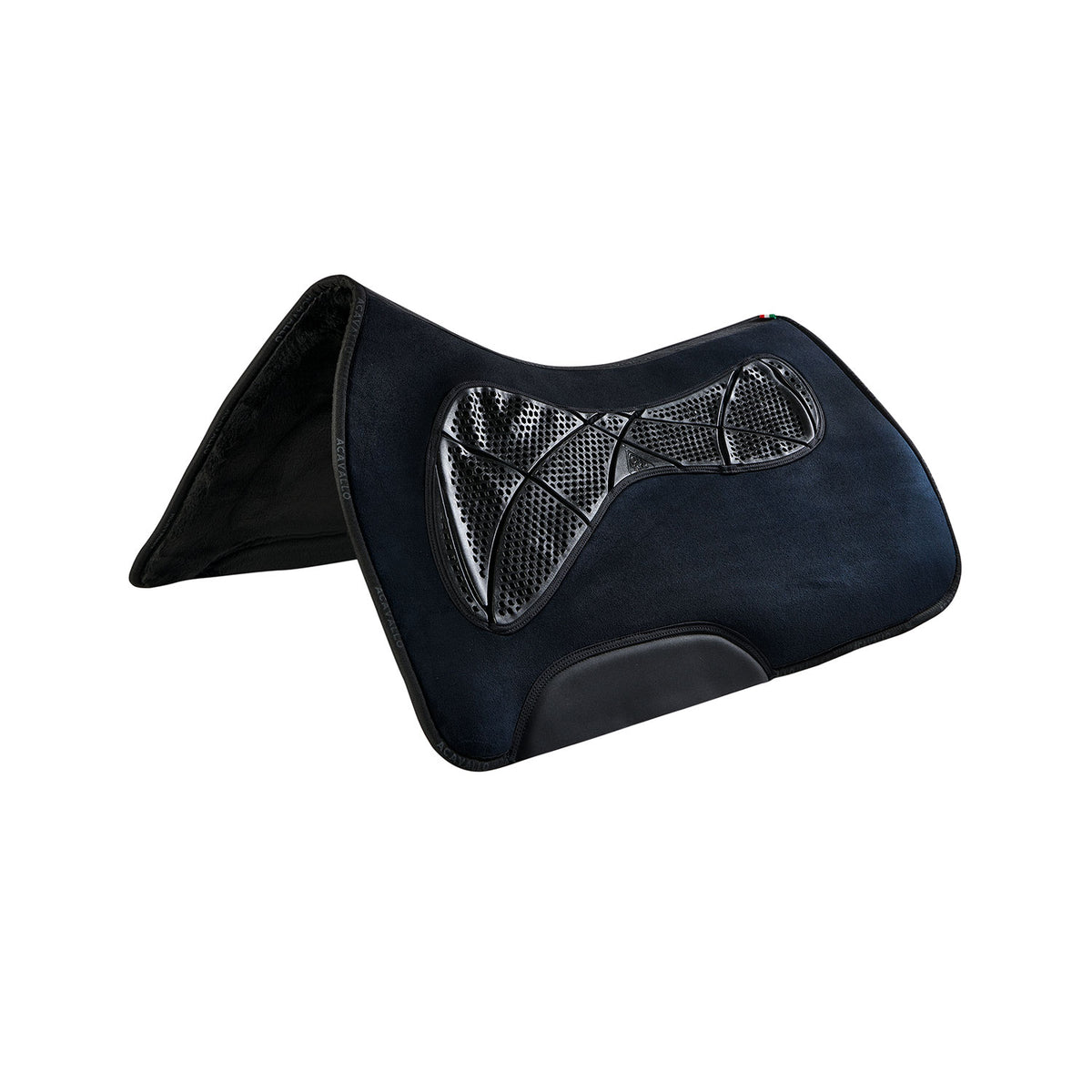 Acavallo - Sadelunderlag, western, ruskind, gel grip