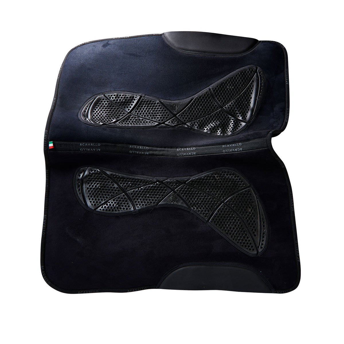 Acavallo - Sadelunderlag, western, ruskind, gel grip