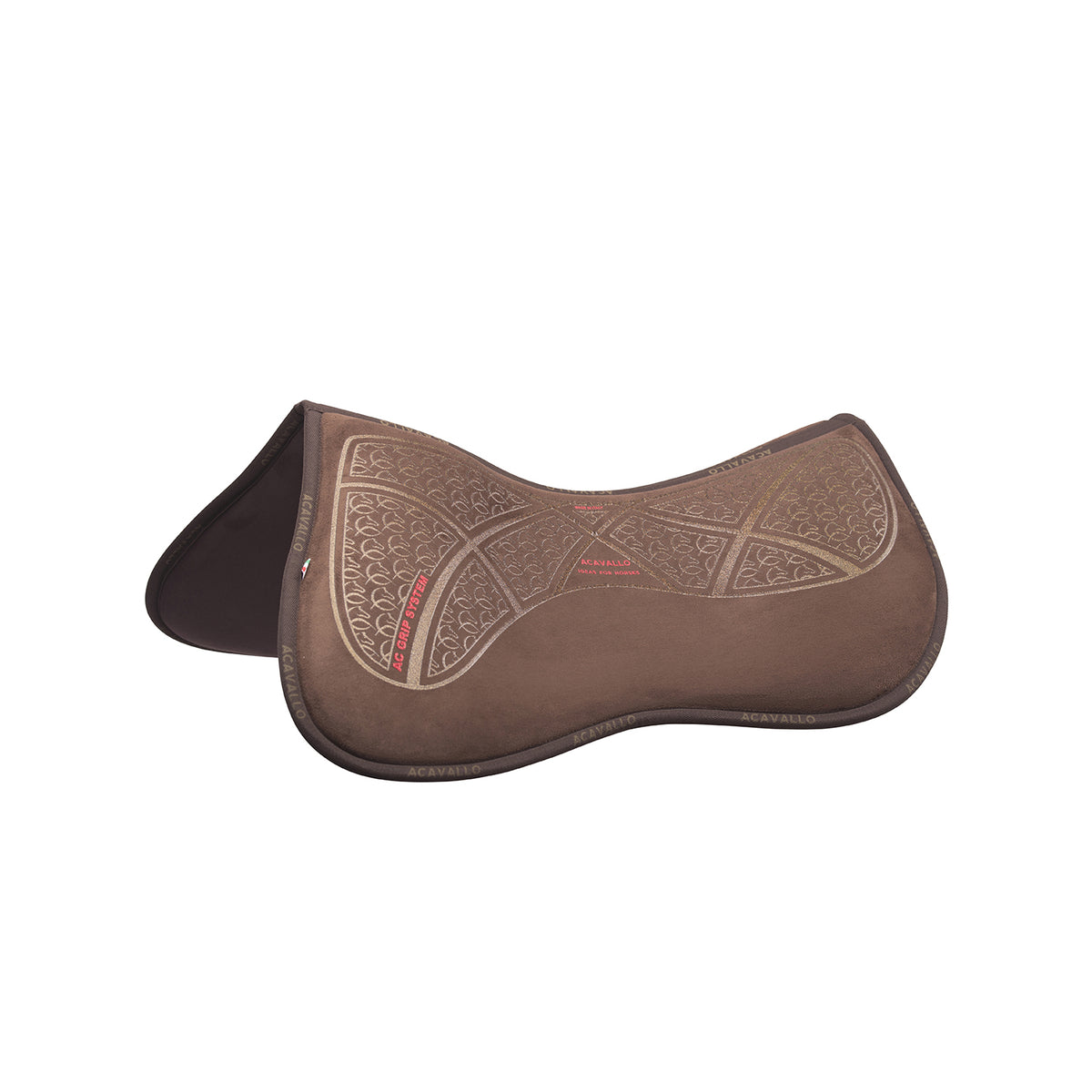 Acavallo - Half pad, memory foam, ruskind, AC grip, flat