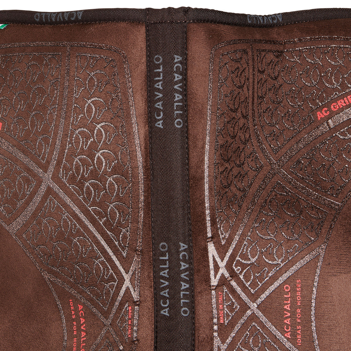Acavallo - Half pad, memory foam, ruskind, AC grip, flat