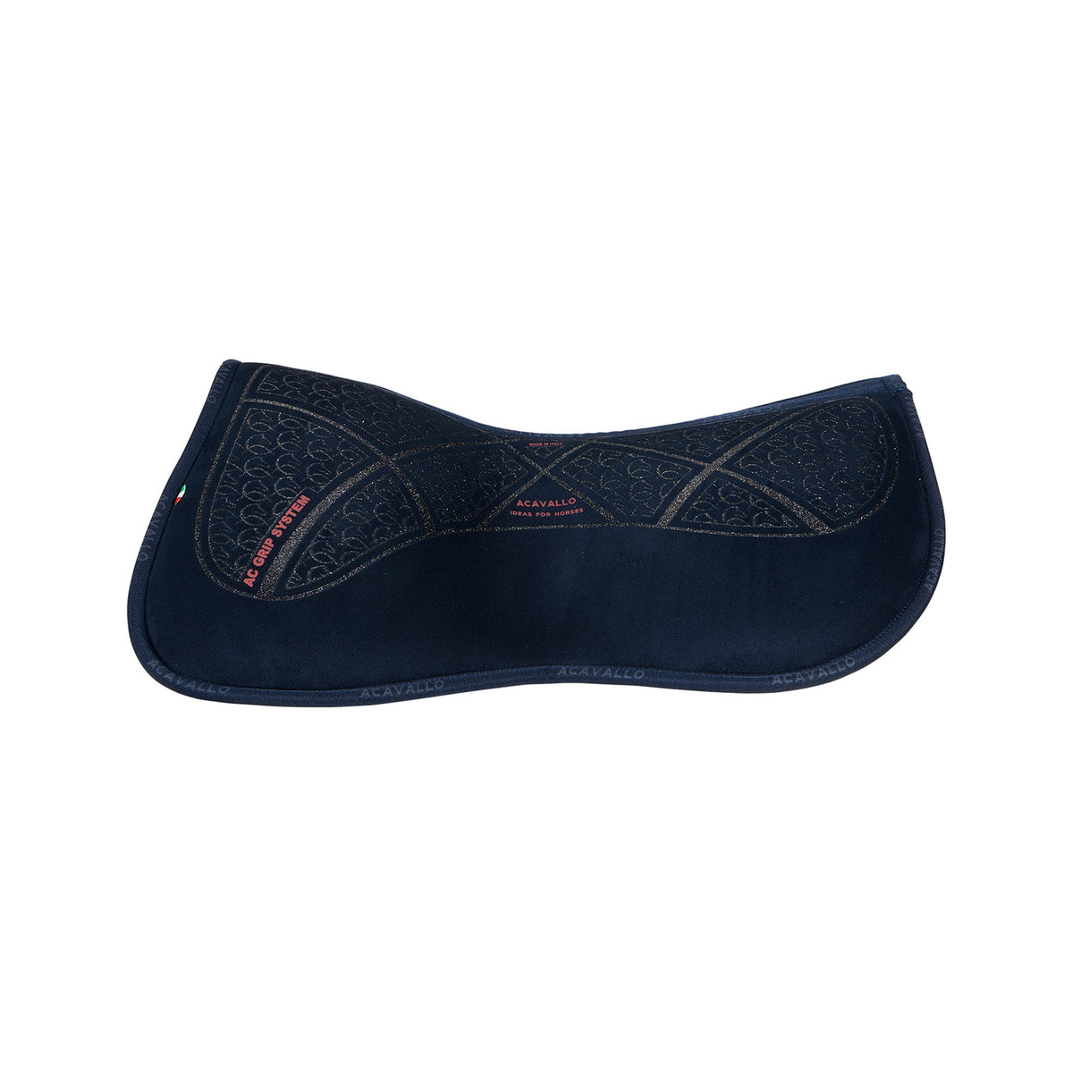 Acavallo - Half pad, memory foam, ruskind, AC grip, flat