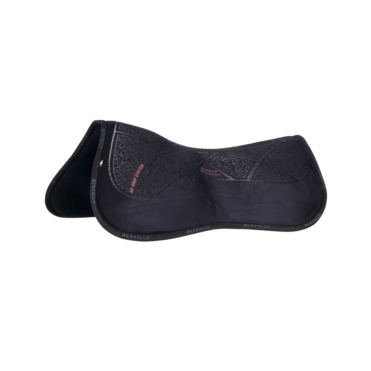 Acavallo - Half pad, memory foam, ruskind, AC grip, flat
