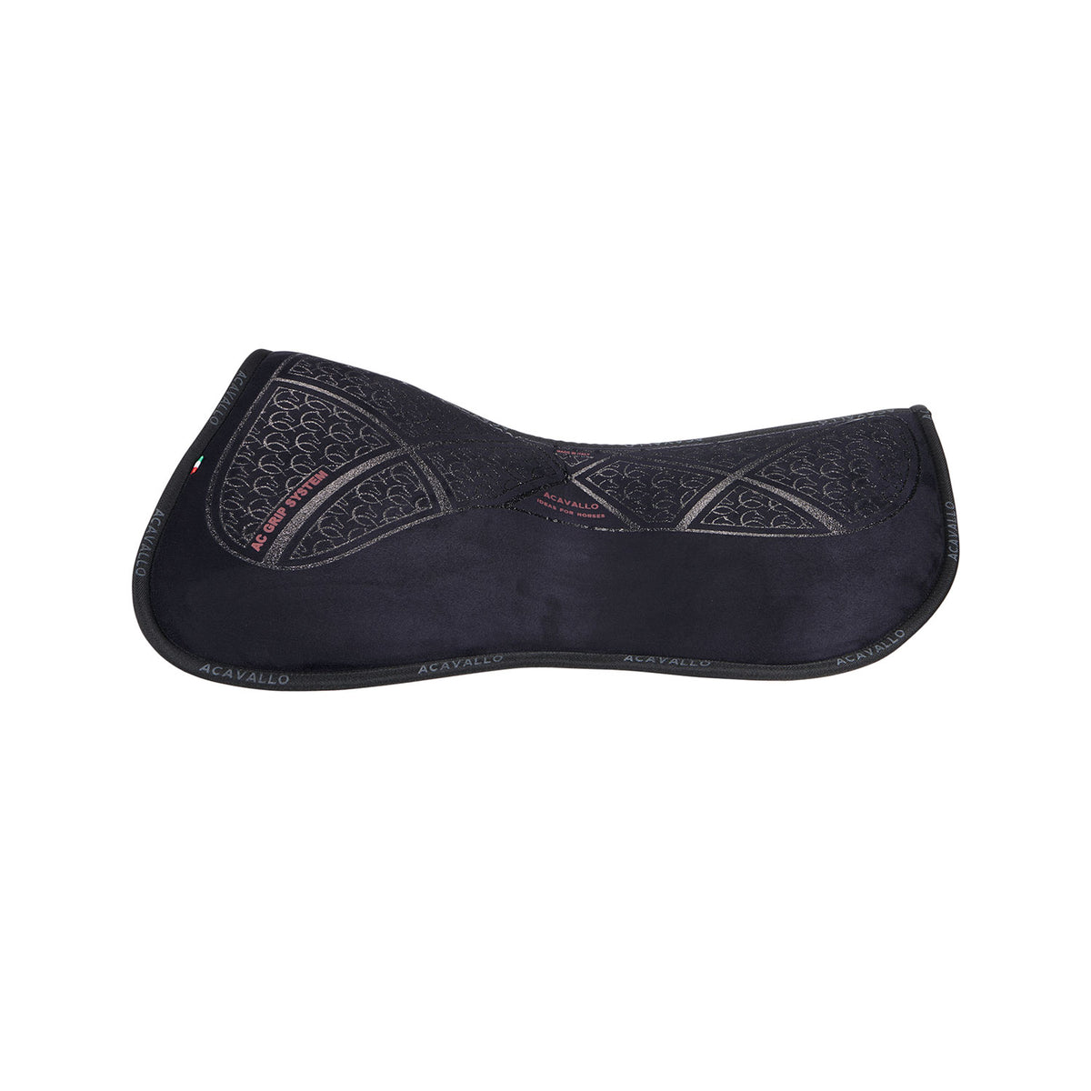 Acavallo - Half pad, memory foam, ruskind, AC grip, flat