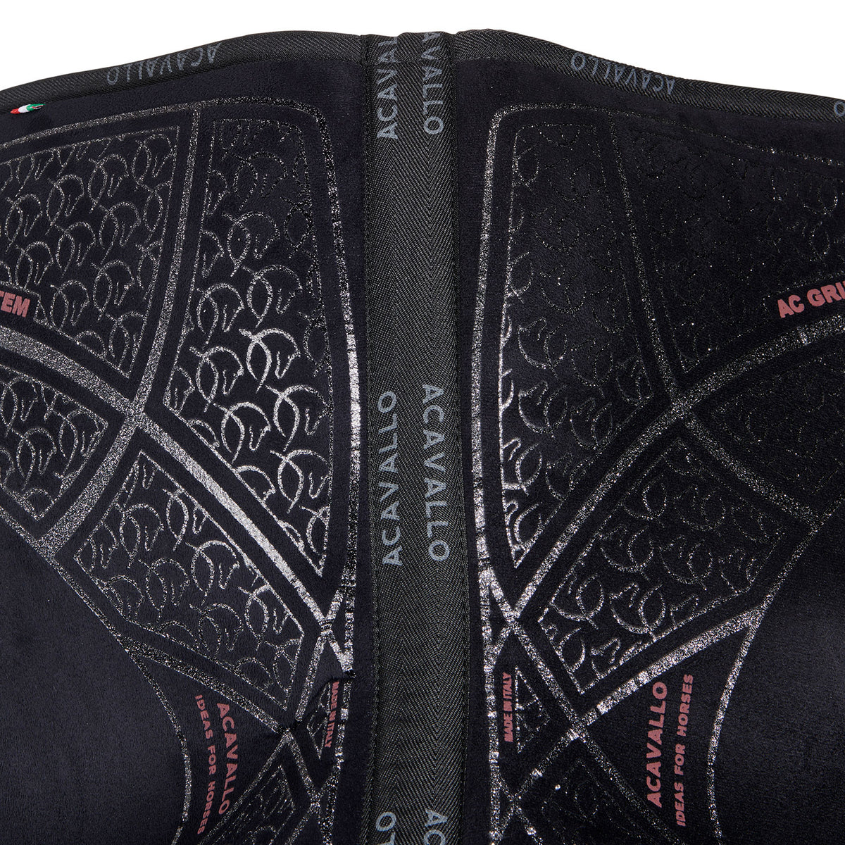 Acavallo - Half pad, memory foam, ruskind, AC grip, flat
