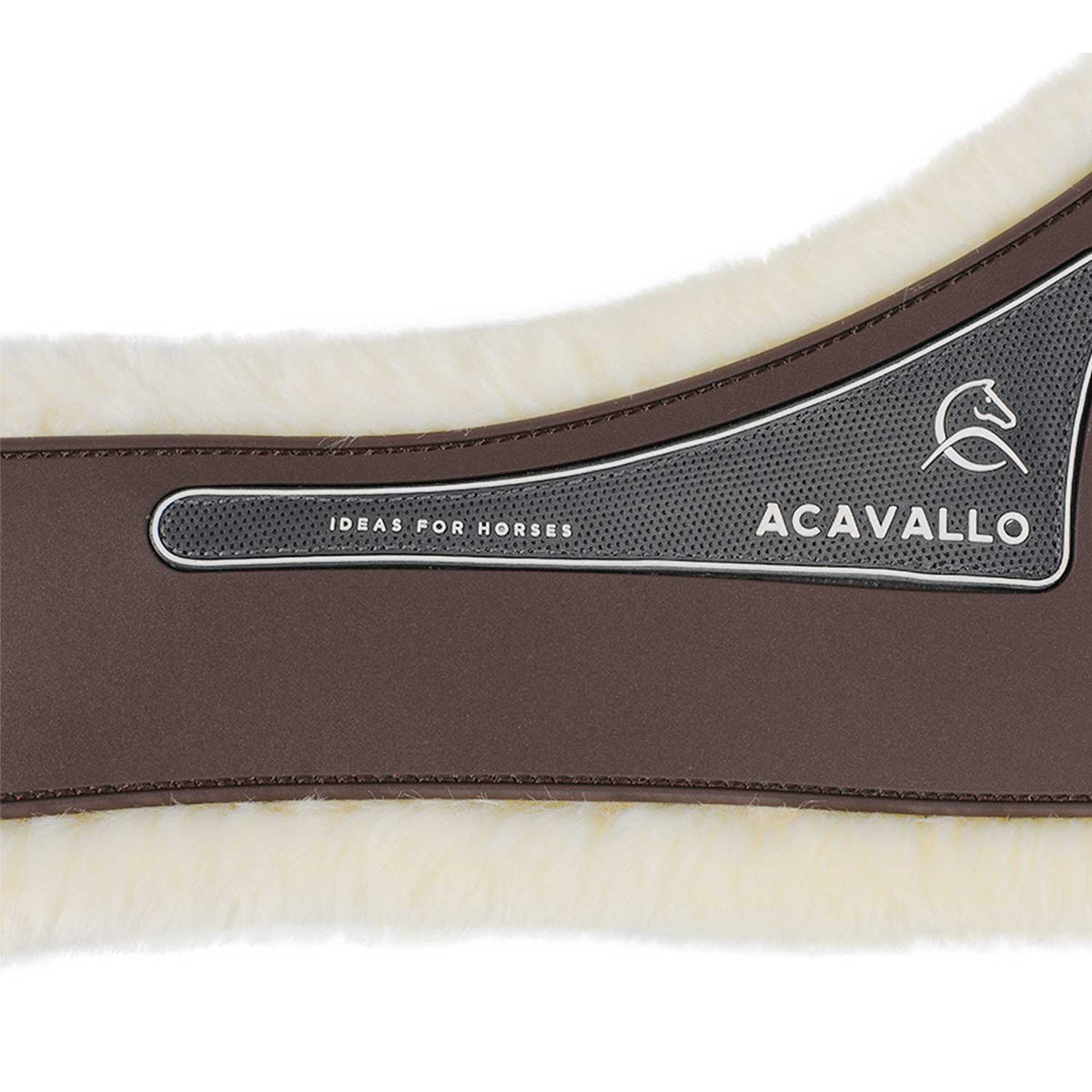 Acavallo - Springgjord, Classic gel, PVC, aftageligt kunstigt lammeskind