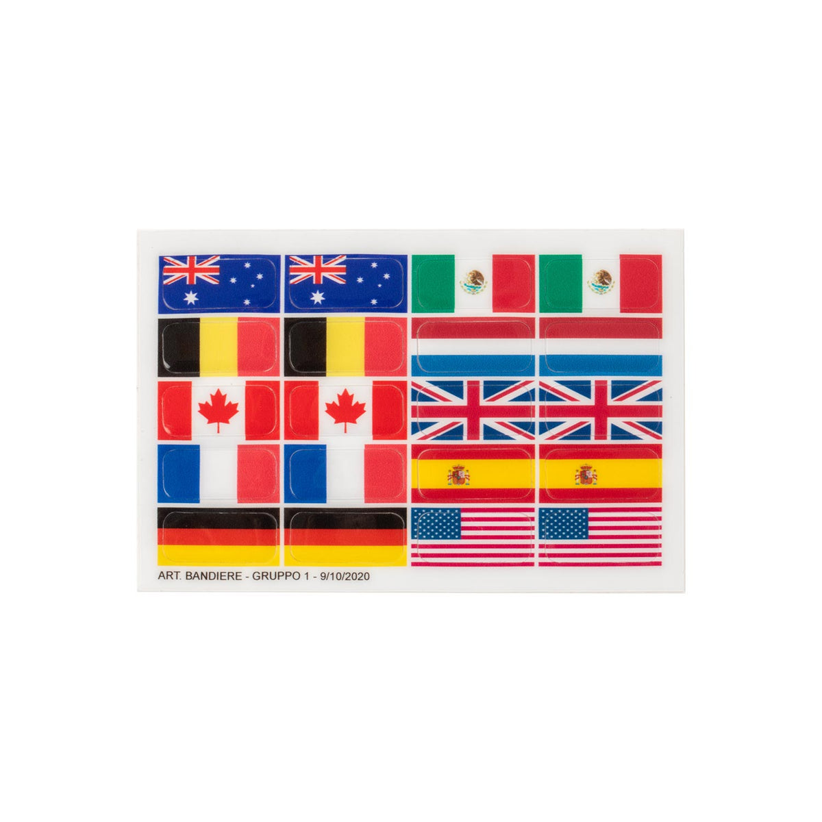 Acavallo - Flag-stickers til Opera stigbøjler