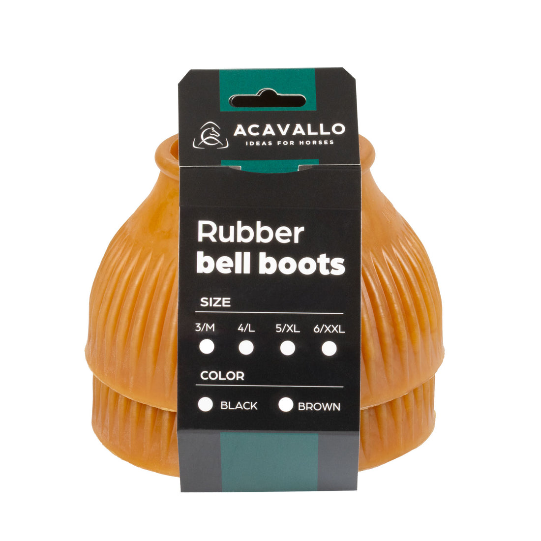 Acavallo - Klokker, gummi, med logo (par)