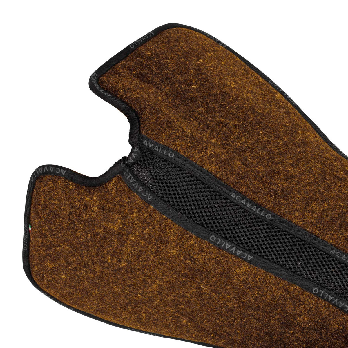 Acavallo - Underlag, memory foam, dressur, dobbelt filt, flat