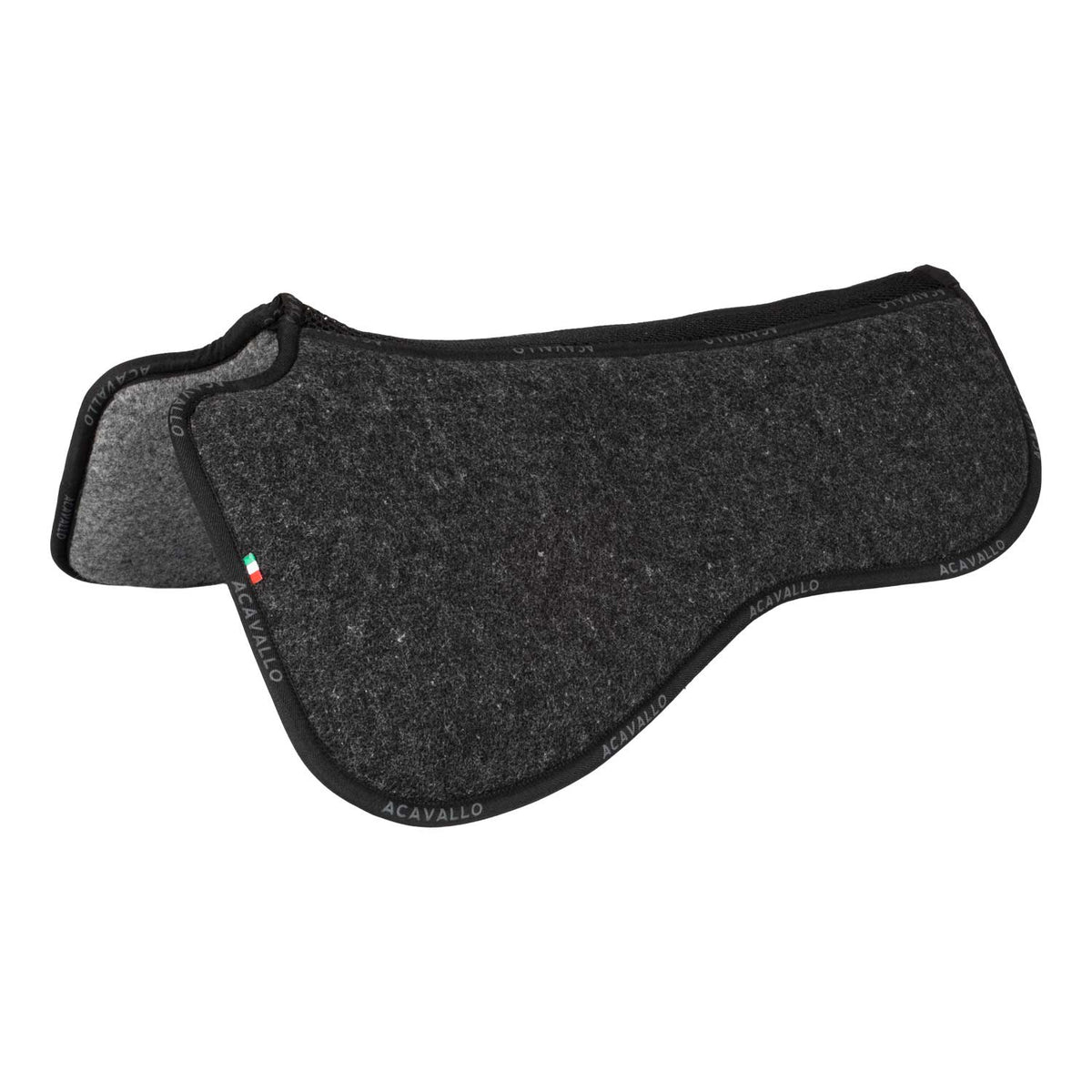 Acavallo - Underlag, memory foam, dressur, dobbelt filt, flat