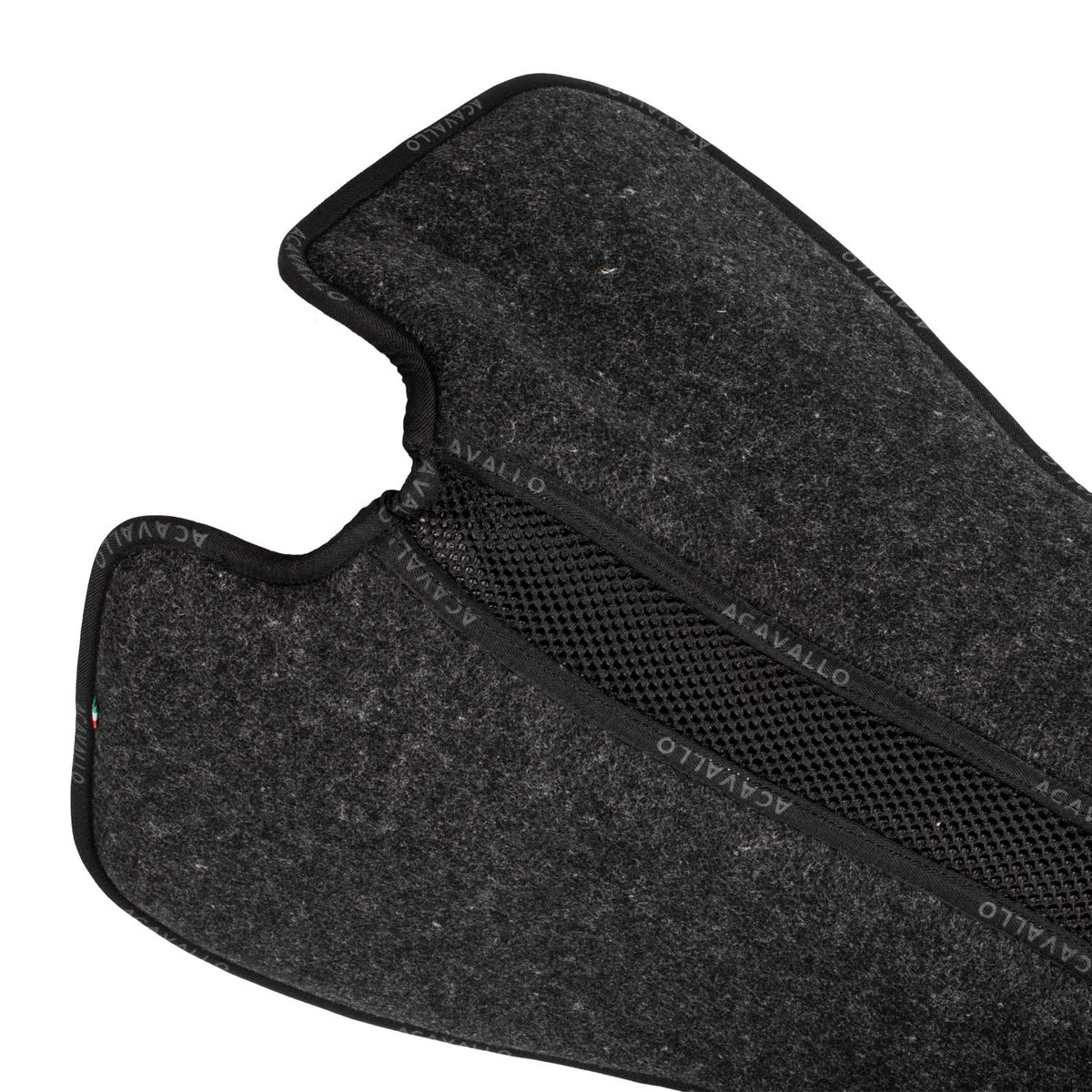 Acavallo - Underlag, memory foam, dressur, dobbelt filt, flat