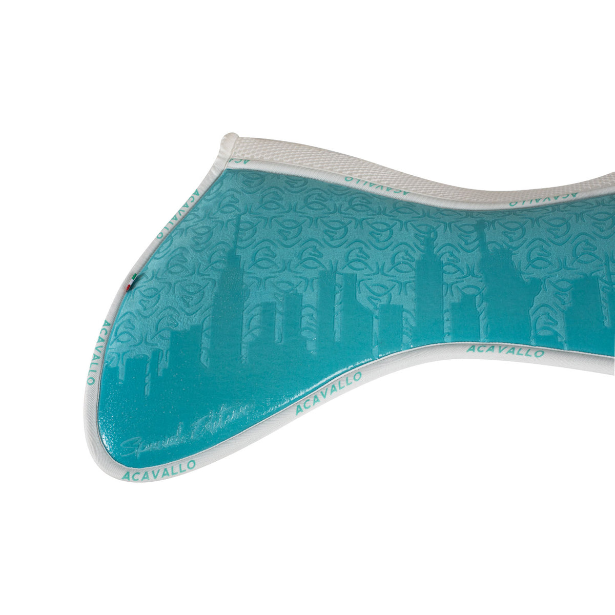 Acavallo - Underlag, memory foam, close contact, louvre og bambus, silikone grip, flat