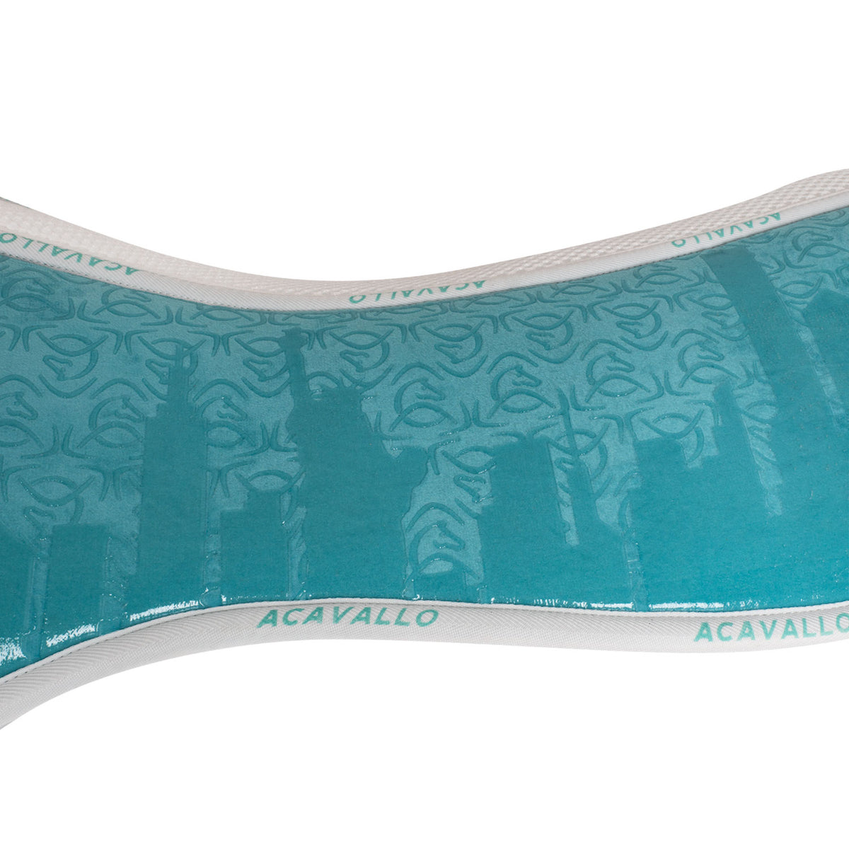 Acavallo - Underlag, memory foam, close contact, louvre og bambus, silikone grip, flat