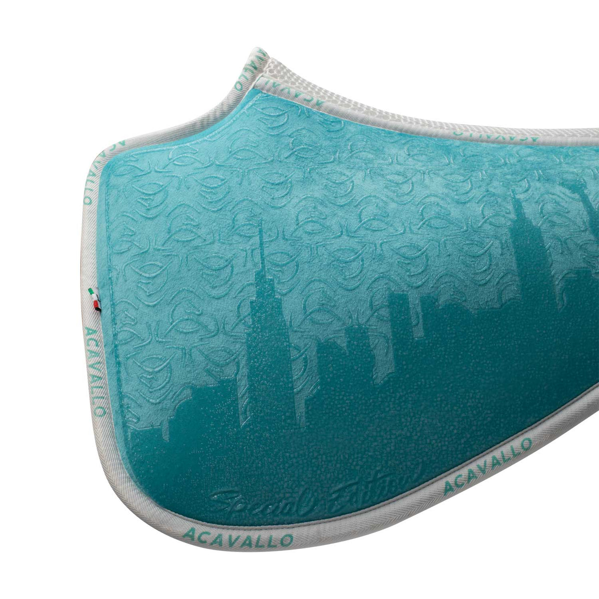 Acavallo - Underlag, memory foam, dressur, louvre og bambus, silikone grip, Special Edition