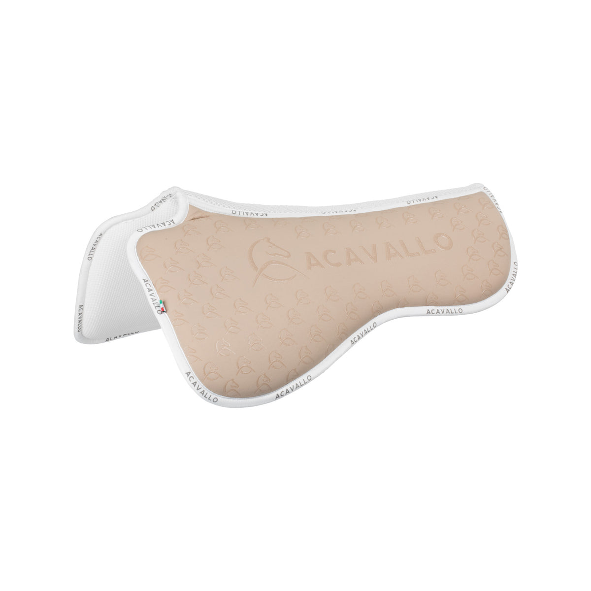 Acavallo - Underlag, memory foam, dressur, elastan og bambus, silikone grip, flat