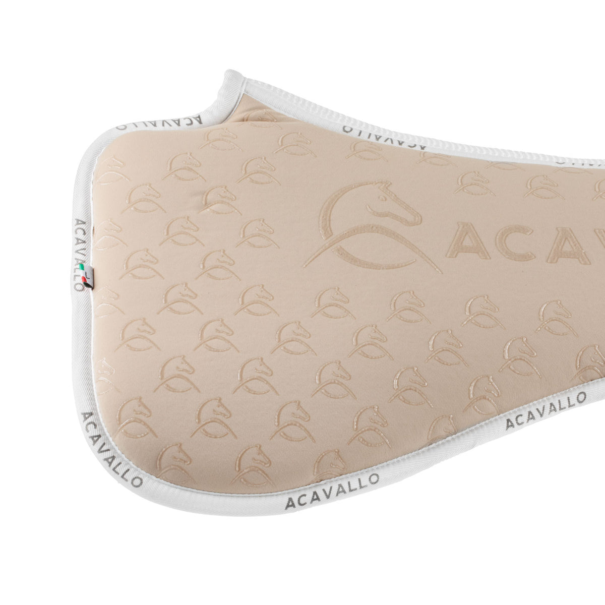 Acavallo - Underlag, memory foam, dressur, elastan og bambus, silikone grip, flat