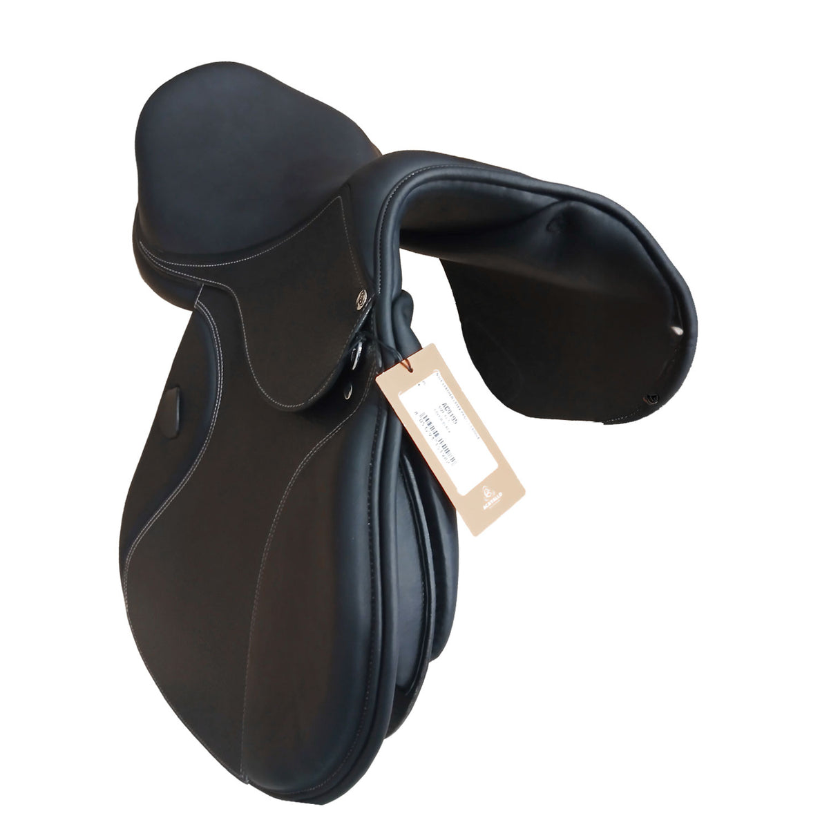 Acavallo - Sadel, enkelt læder, latexpanel
