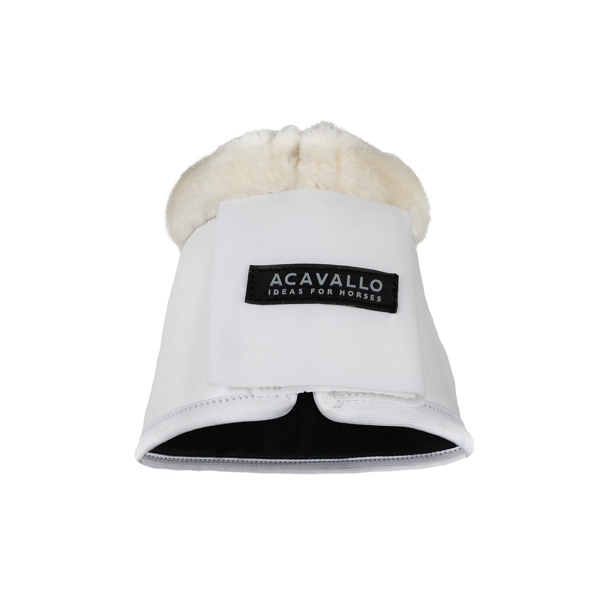 Acavallo - Klokker, eco-læder, kunstigt lammeskind, velcrolukning