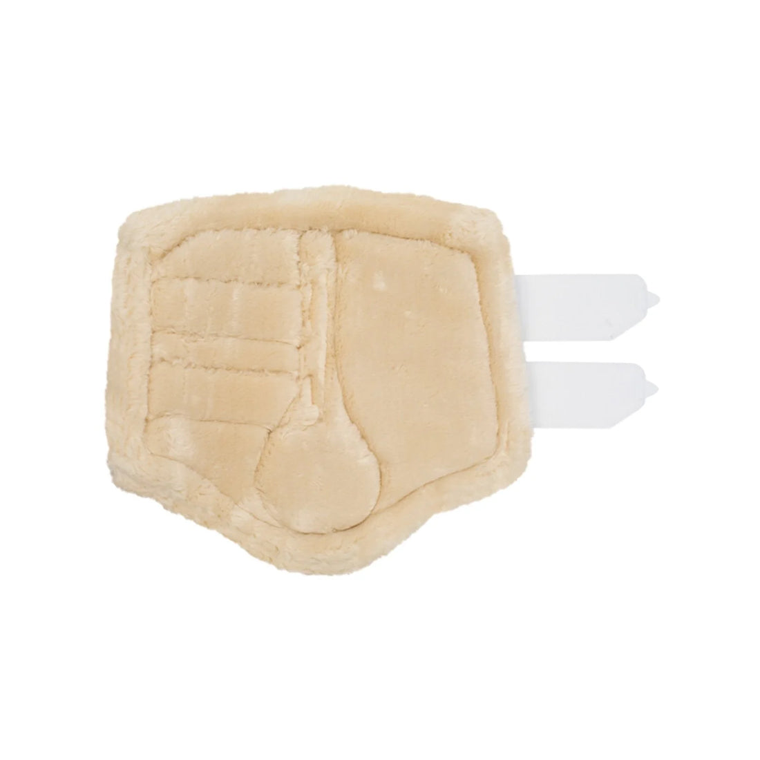 Acavallo - Gamacher, Forbens gamacher med pels, 2 remme Hvid