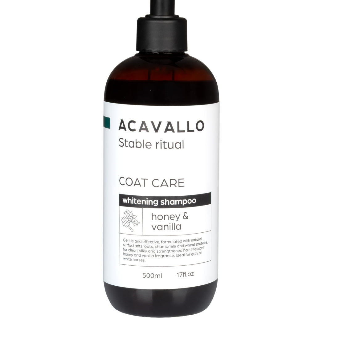 Acavallo - Shampoo til skimler, honning og vanilje, 500 ml