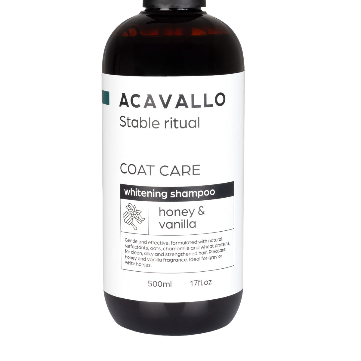 Acavallo - Shampoo til skimler, honning og vanilje, 500 ml